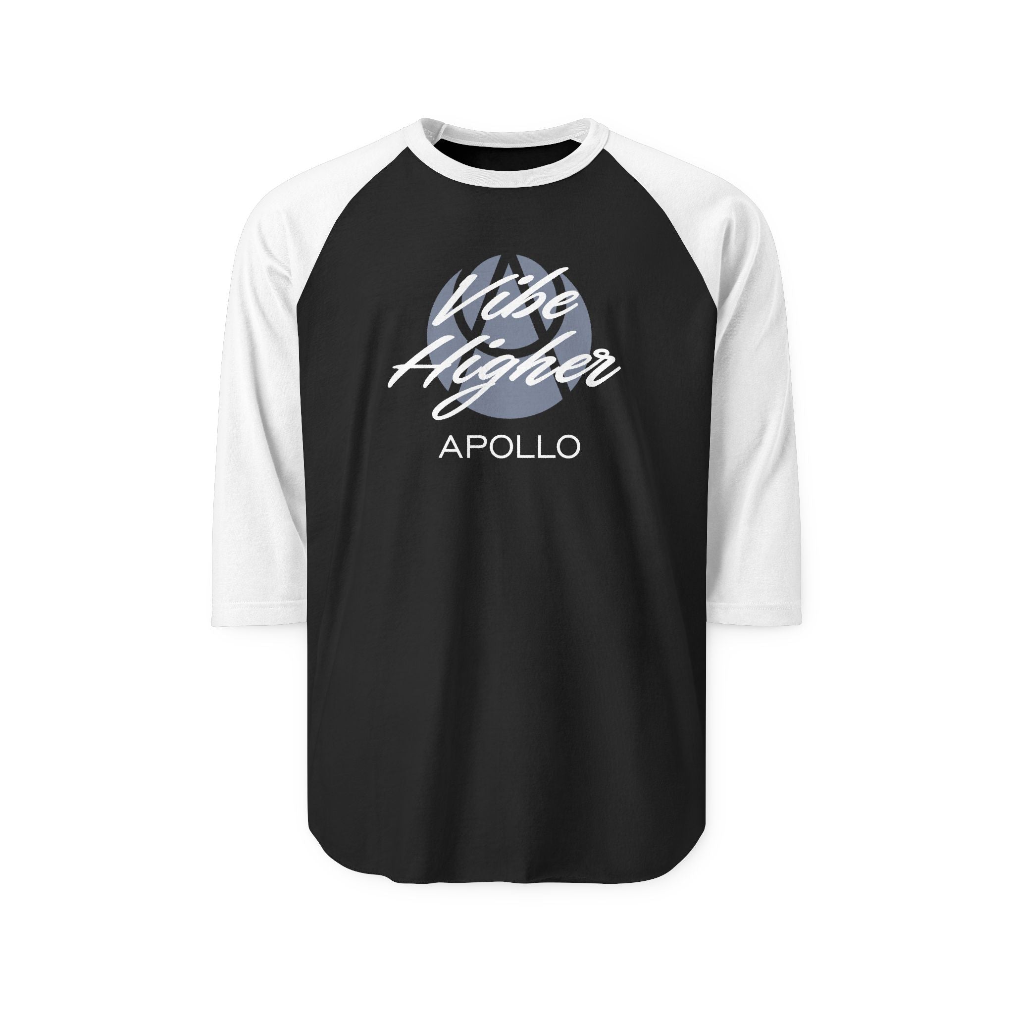 Vibe Higher Raglan Shirt — Vibe Higher 3/4 Sleeve Baseball Tee