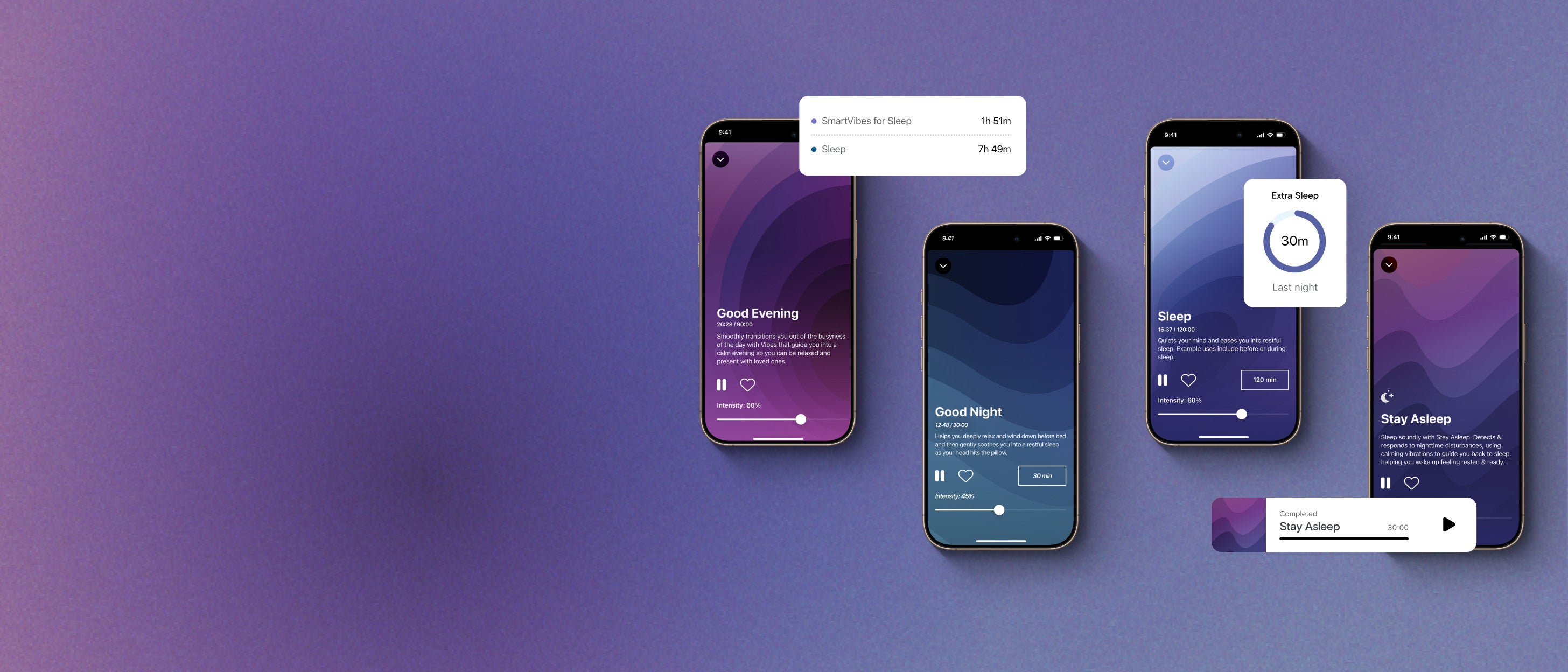 phone with smartvibes open calling out benefits to apollo wearable