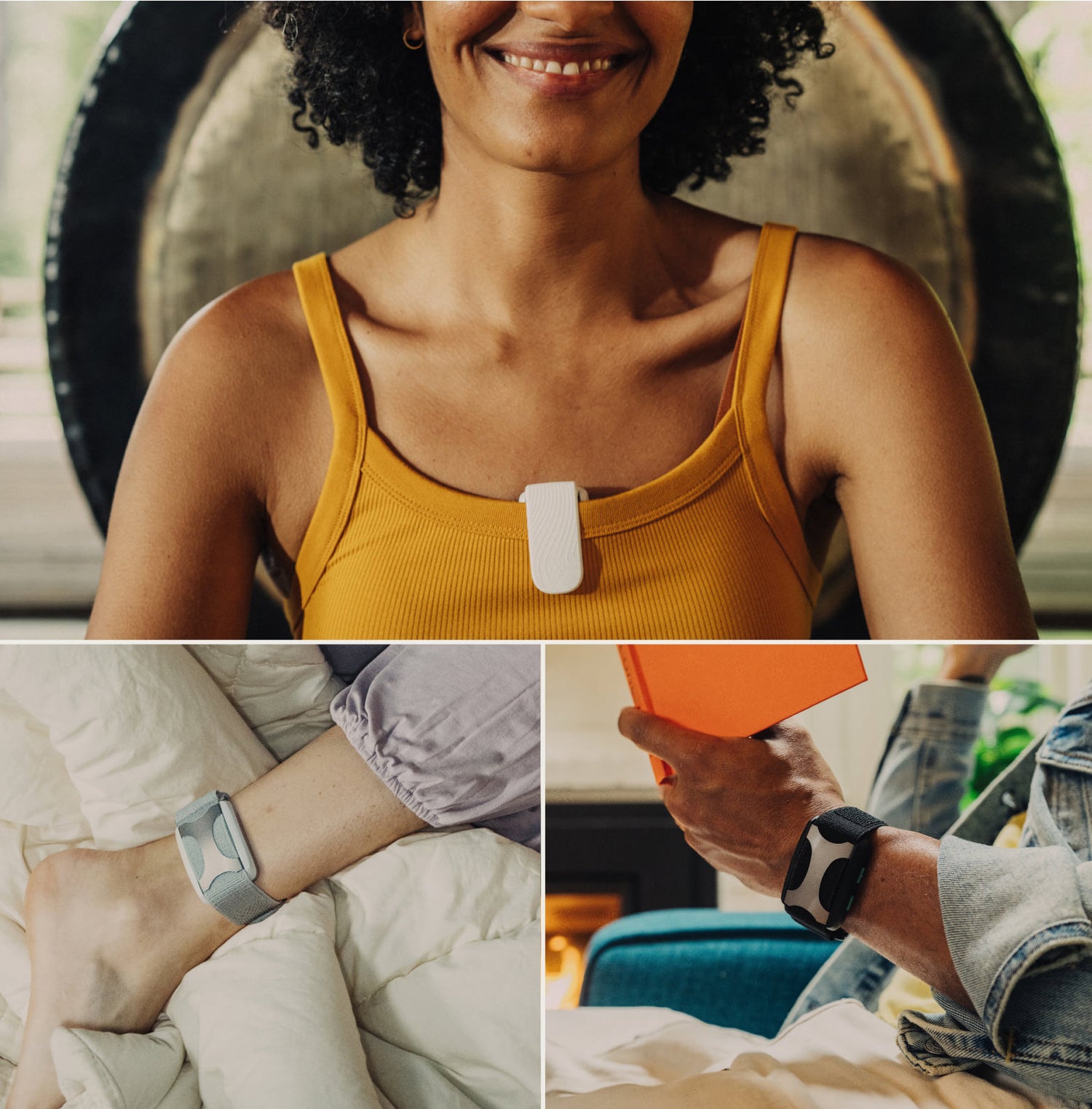grid of people wearing the apollo wearable