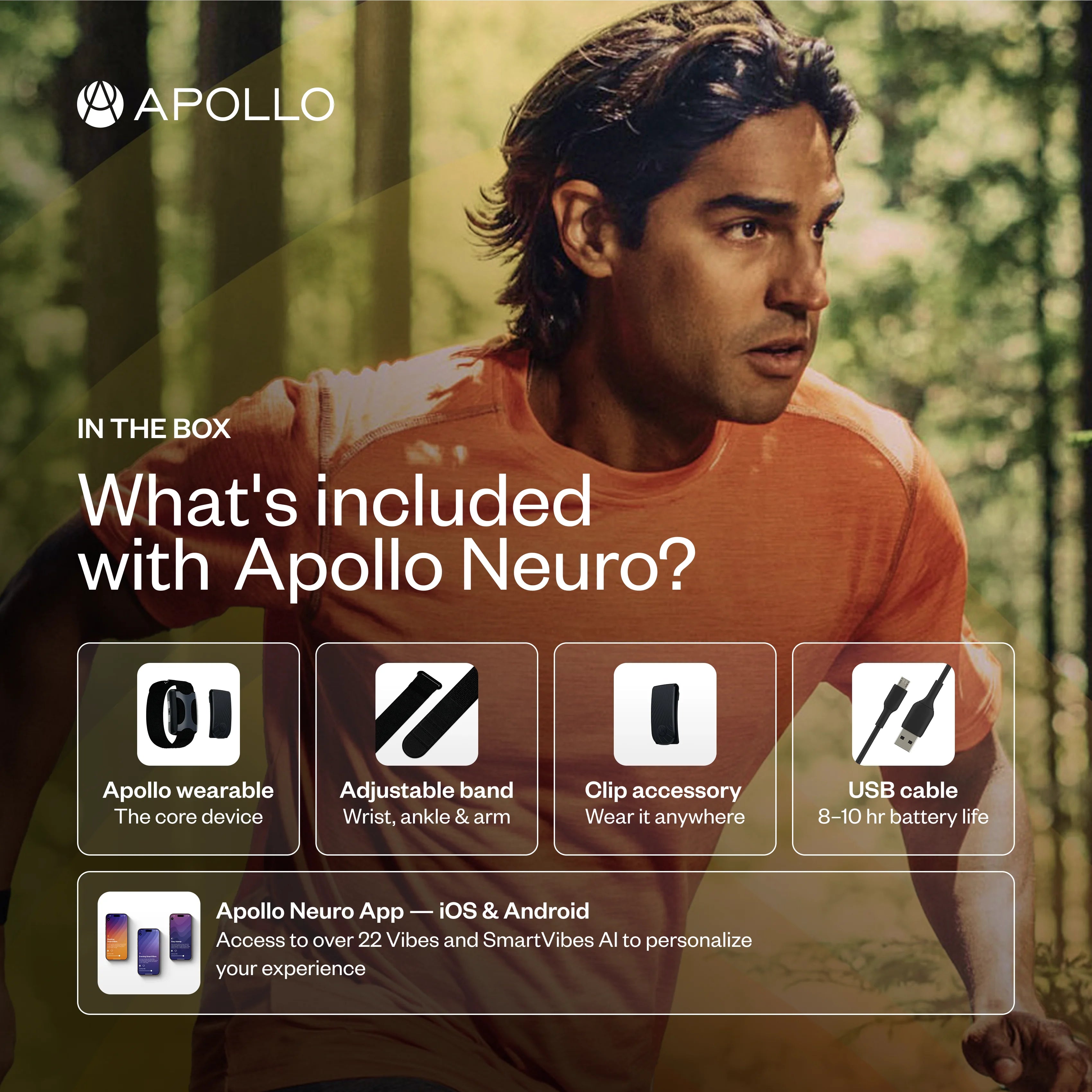 Apollo Wearable + SmartVibes AI Membership