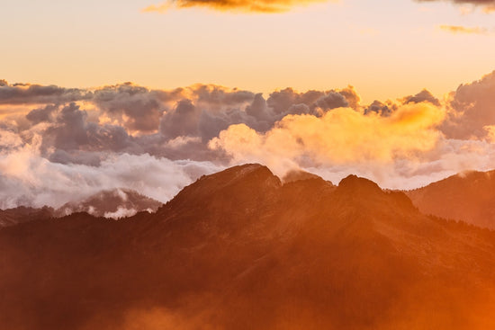 dark stormy night with moon light coming through clouds