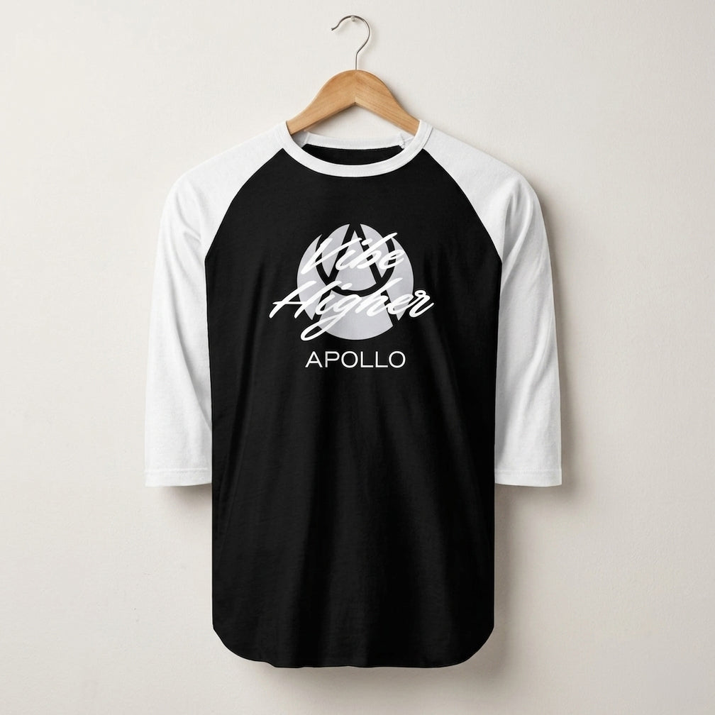 Vibe Higher Raglan Shirt — 3/4 Sleeve Baseball Tee