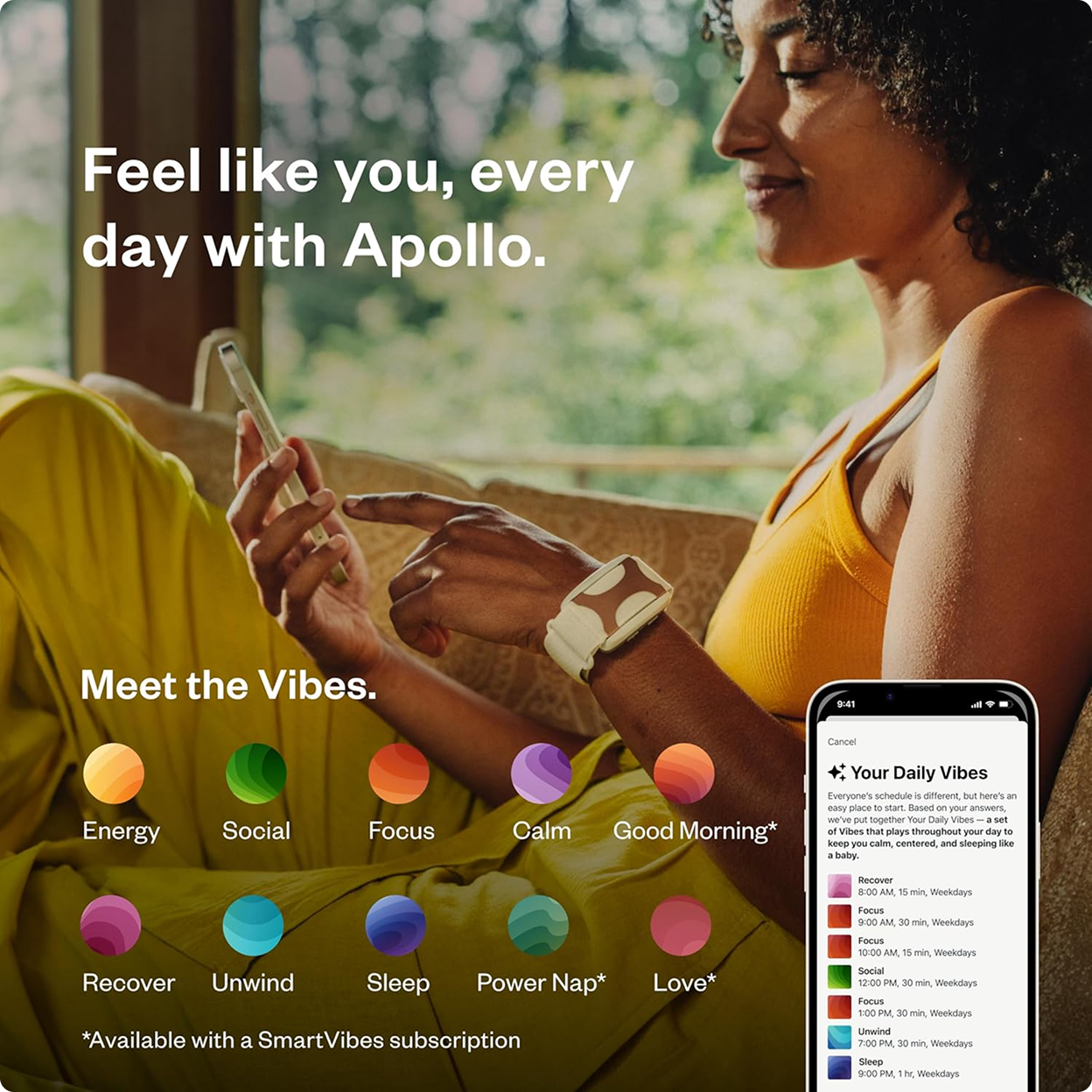 Apollo Wearable + SmartVibes AI Membership