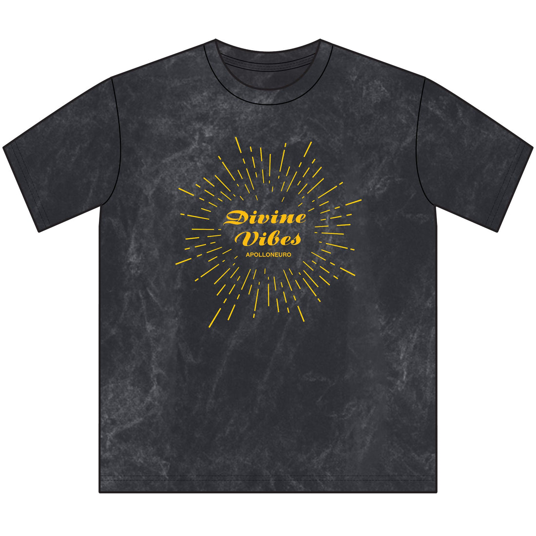 Divine Vibes Vintage Crewneck Tee — Retro Sunburst Graphic T-Shirt
