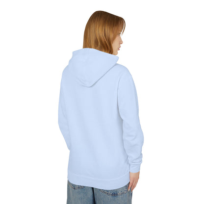 Apollo Vibe Hoodie – Retro Pink Script Lightweight Hooded Sweatshirt