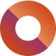 colorful donut shaped logo