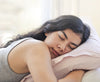 Woman sleeping on a pillow